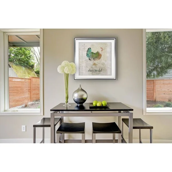 Butterfly Botanical I -Framed Giclee Print - 16 x 16