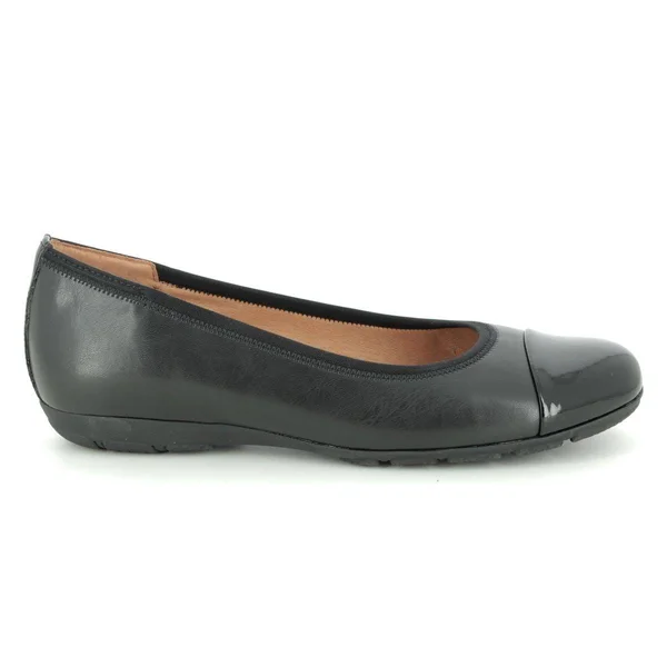 Gabor Raspa 64-161-57 Black Leather 5.5 UK Womens Pumps