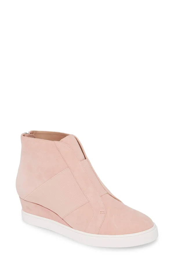 Linea Paolo Amber Wedge Sneaker - Pink - 5 M