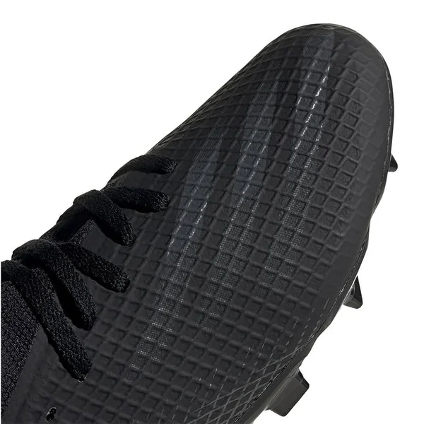 Adidas x Ghosted.3 FG Football Boots - Youth - Black/Grey/Black
