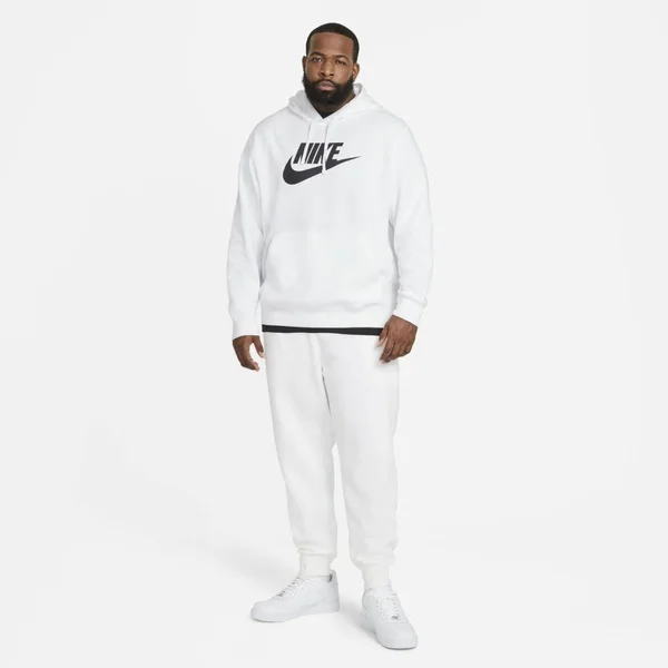 Nike Men's Sportswear Club Fleece Hoodie - White
