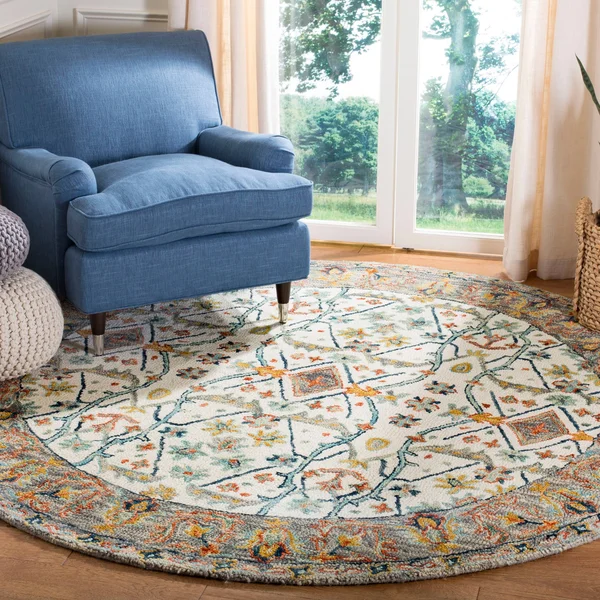 Safavieh Aspen APN308A Area Rug Ivory - Blue 2&3x22 x 7& Runner
