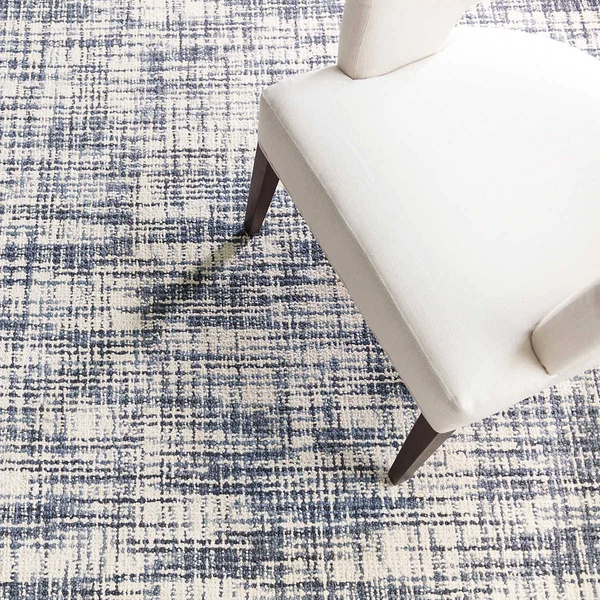 Dash and Albert Olio Blue Hooked Wool Rug 3'x5'
