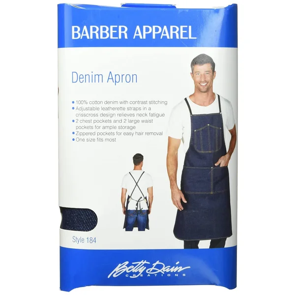 Betty Dain Denim Salon Stylist Apron - Dark Denim 184