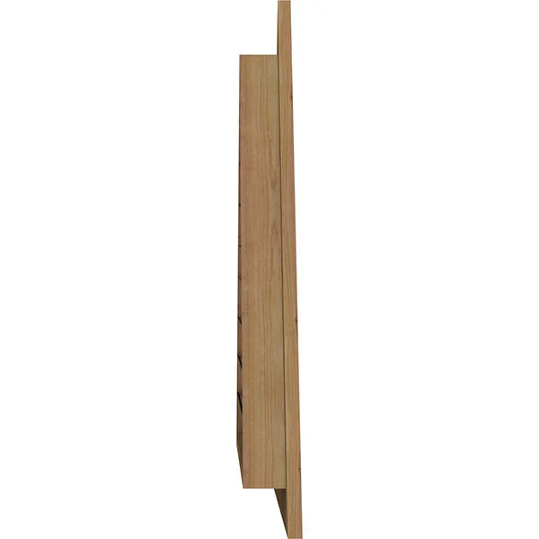 Ekena Millwork GVWTR44X1401SFUWR 44x22W x 14 5/8x22H Triangle Gable Vent (60 1/2x22W x 20 1/8x22H Frame Size) 8/12 Pitch: Unfini