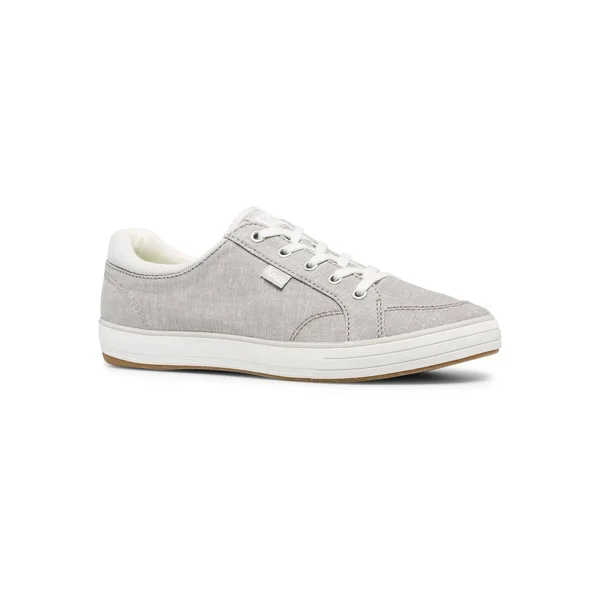 Keds Center II Chambray Stripe Women's Sneakers, Size: 8, Grey