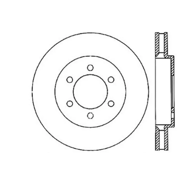 StopTech Sport Drilled/Slotted Brake Rotor - Front Left 127.65100L