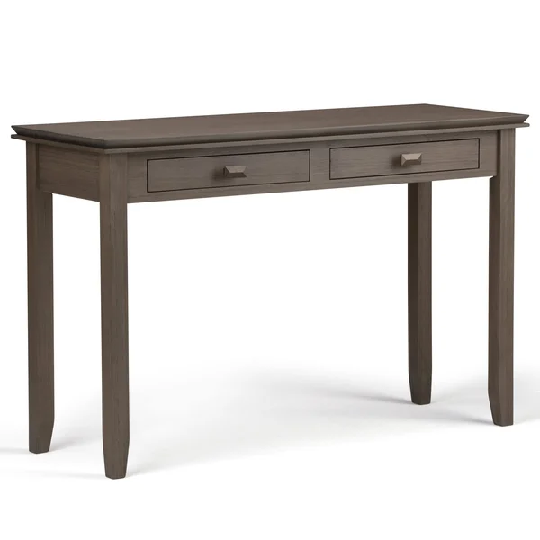 Simpli Home Artisan Console Sofa Table, Farmhouse Grey