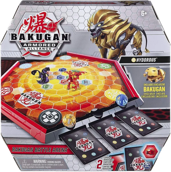 Bakugan 6056040 Battle Arena Game Board with Exclusive Ages 6 and Up Multicoloured