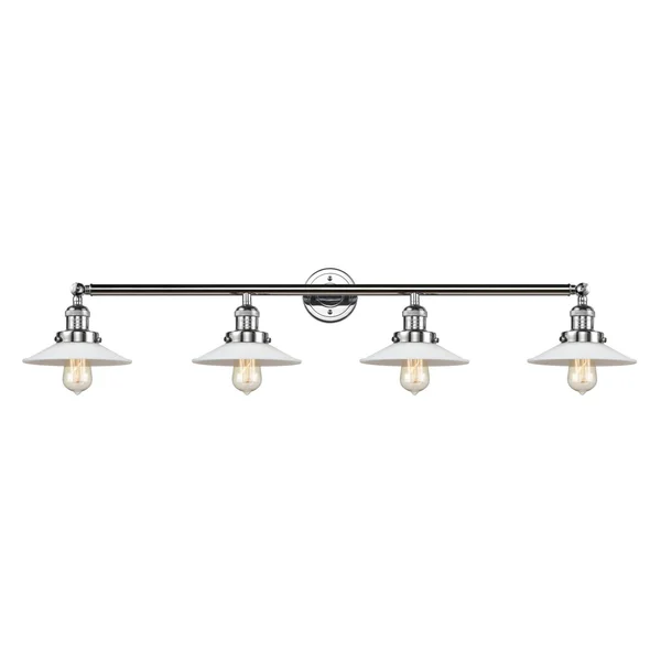 Innovations 215-PC-G1 Polished Chrome Halophane 4 Light Bath Vanity Light