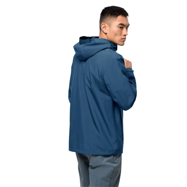 Jack Wolfskin Mens Jwp Shell Jacket Indigo Blue S
