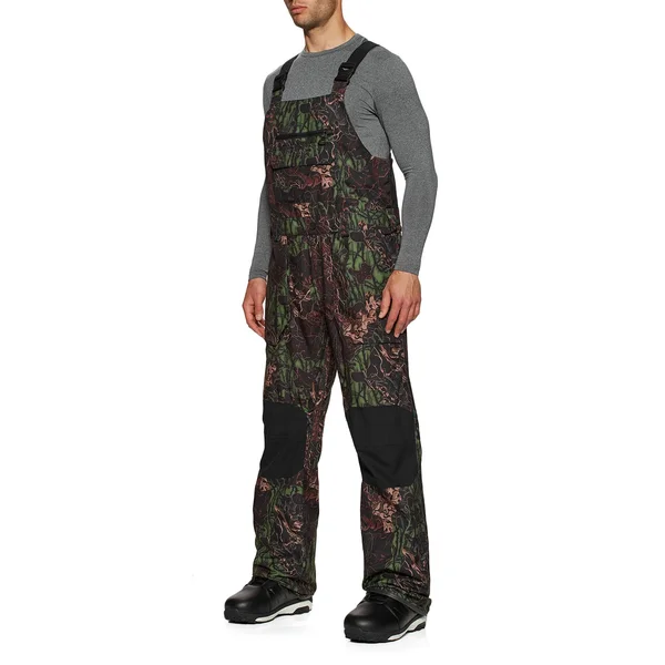 2022 Volcom Roan Bib Overall in Woodland Camo, L