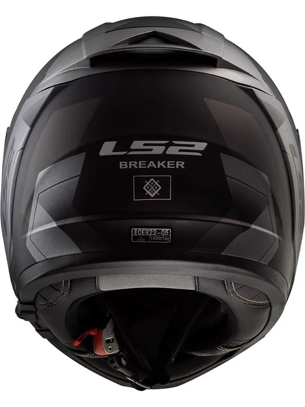 LS2 - Helmet FF390 Breaker Physics Matt Black, Titanium - Size L