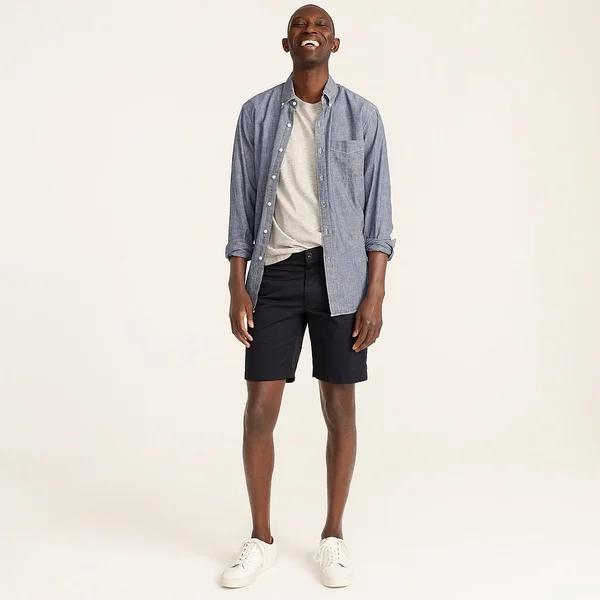 J.Crew Mens 9x22 Stretch Chino Short (Size 34)