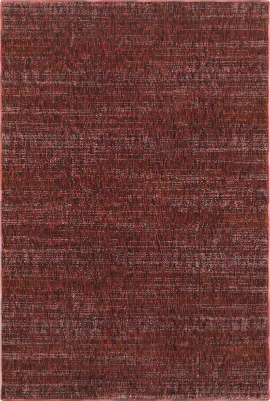 Oriental Weavers Atlas 8033K Red/ Rust Area Rug 6& 7x22 x 9& 6x22