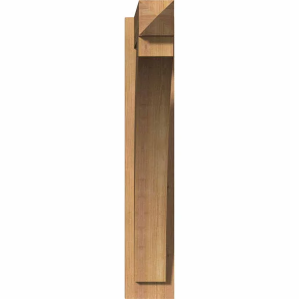 Ekena Millwork OUT06X24X32THR03SWR 5 1/2x22W x 24x22D x 32x22H Thorton Smooth Arts and Crafts Outlooker - Western Red Cedar
