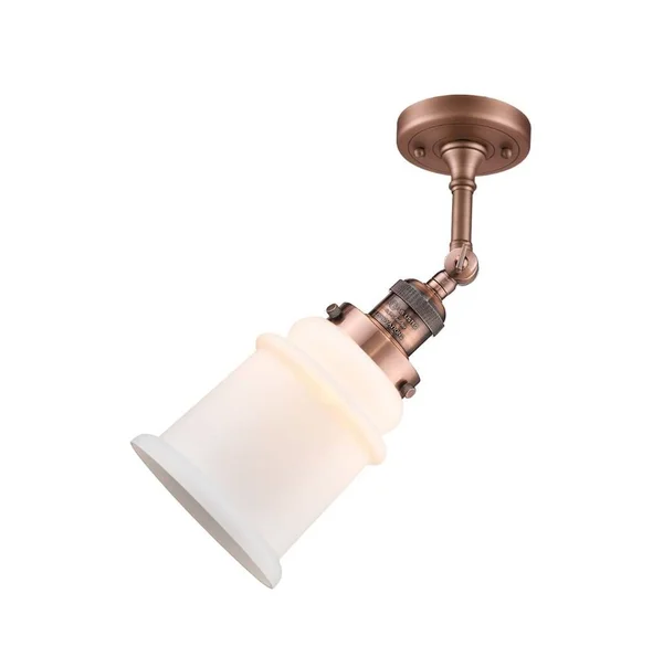Innovations Lighting-Canton 1 Light Semi-Flush Mount-201F-PC-G181