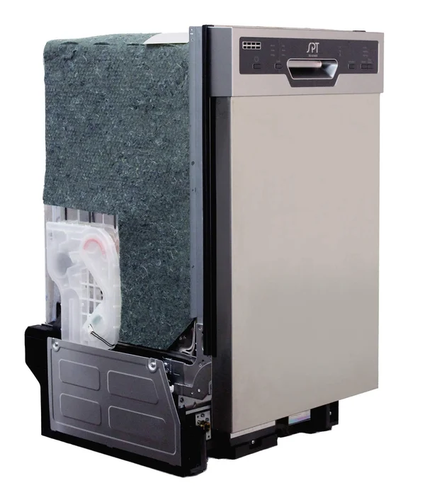 Sunpentown Sd-9254ss 18 in. Energy Star Built-in Dishwasher with Heated Drying - Stainless Steel, 32.4 x 17.6 x 22.6 in