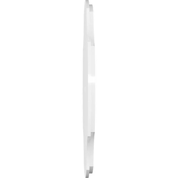 14 inchod x 1 inchid x 4 3/4 inchc x 1 inchp Percival Architectural Grade PVC Contemporary Ceiling Medallion, Two Piece