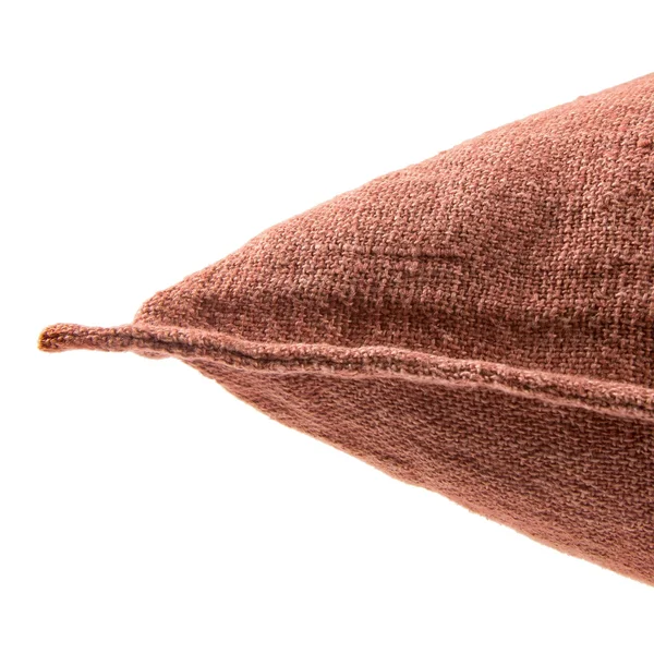 Jaipur Living Bay Solid Red 22 in. Down Throw Pillow