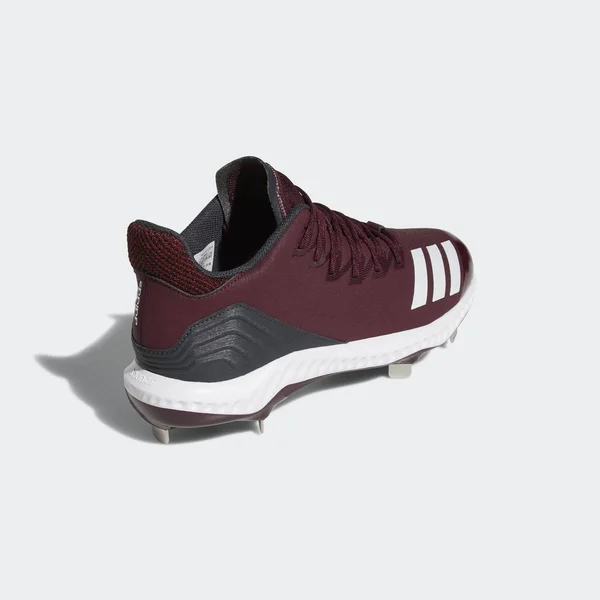 Adidas Icon Bounce Maroon/White Men's Baseball Cleat 11.5