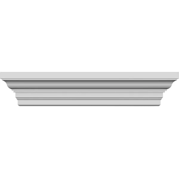 Ekena Millwork CRH08X62ST 62x22 Bottom Width x 70 3/4x22 Top Width x 7 7/8x22H x 1 1/4x22P Classic Crosshead