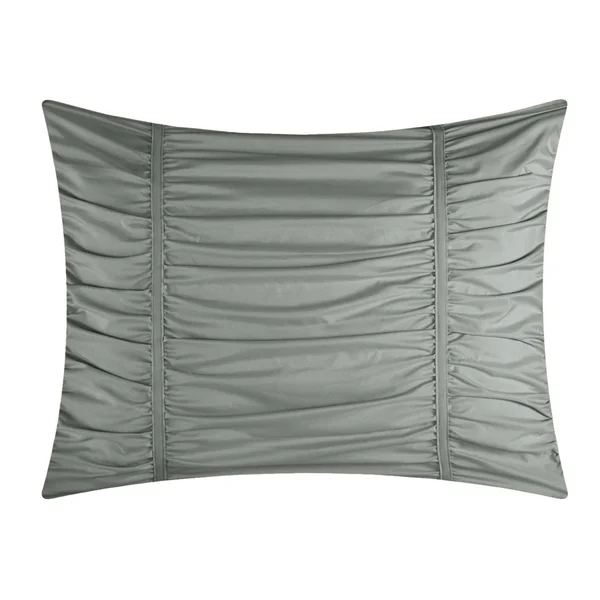 Chic Home Kaiah 5 Piece Twin Bed in A Bag Comforter Set - Grey
