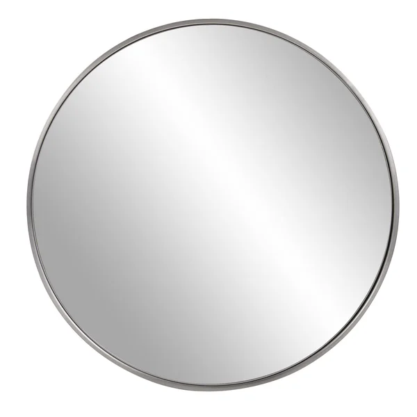 Howard Elliott Copenhagen Round Silver Mirror 94012