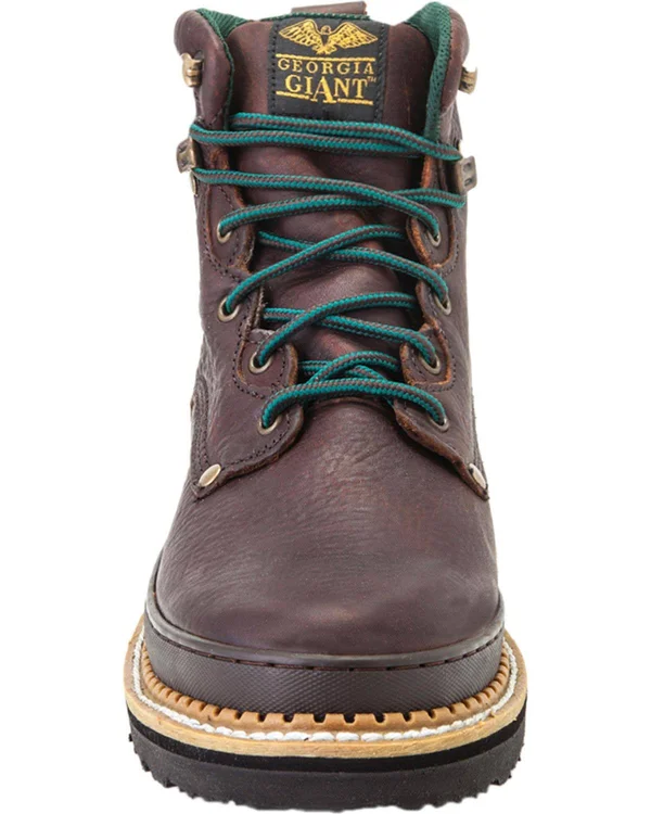 Georgia Giant Women's Steel Toe Work Boot, Size: 11, Brown