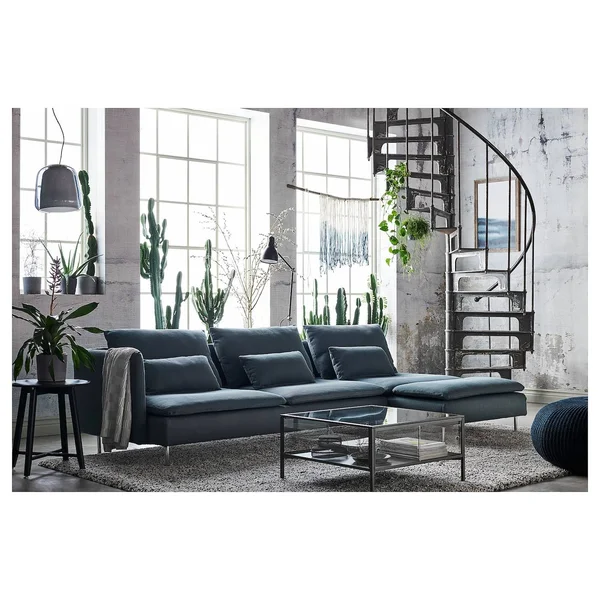 IKEA - S鰀erhamn Sofa Section, Finnsta Turquoise, Width: 73 1/4