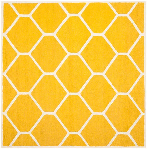 Safavieh Cambridge Gold & Ivory 6& x 6& Square Rug
