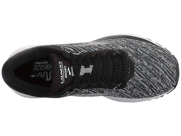 Brooks Women's Launch 5 - Black - Ebony - Primer Grey - 9 - B