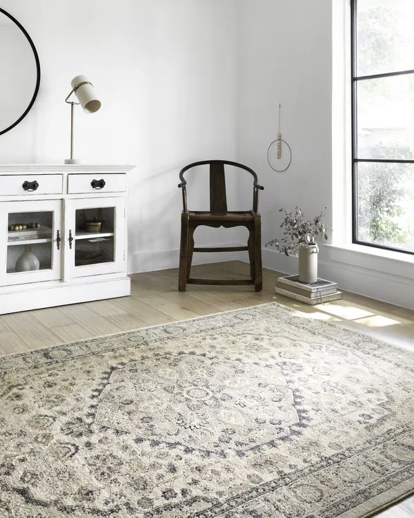 Loloi II Teagan TEA-01 Denim Mist Rug - 5 ft 3 in x 7 ft 6 in