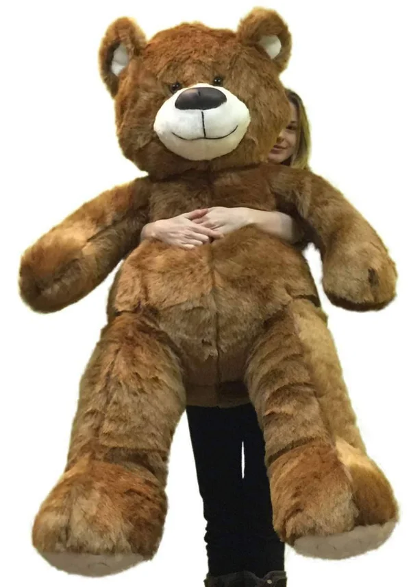 BigPlush Giant Brown Teddy Bear 5 Foot American Made Soft, Made in USA Stuffed Animal