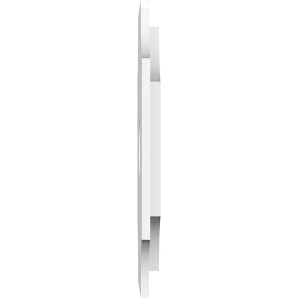 14 inchod x 3 inchid x 4 1/2 inchc x 1 inchp Haus Architectural Grade PVC Contemporary Ceiling Medallion