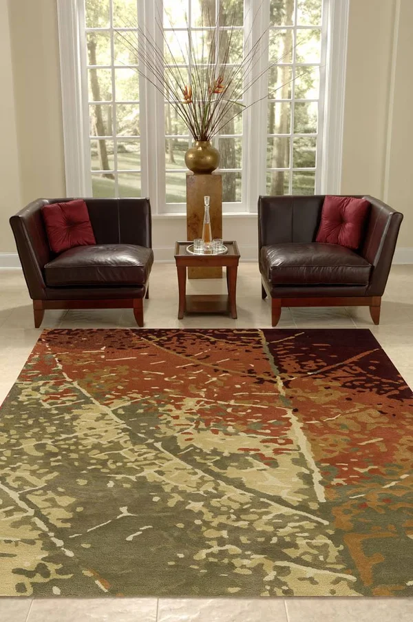 Momeni Impressions Ip-02 5&3x22 x 8& Leaf Rug