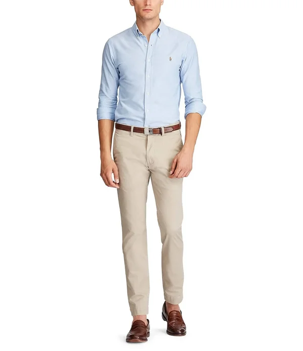 Polo Ralph Lauren Men's Slim-Fit Stretch Chino Pants - Pure White