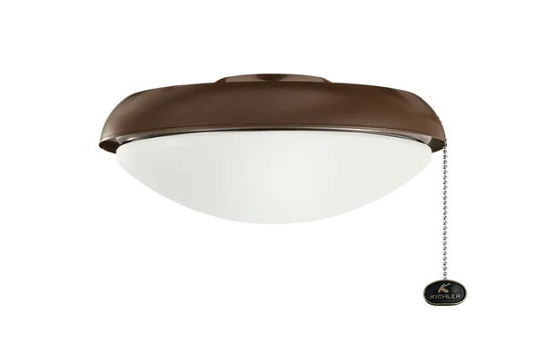 Kichler Climates Slim Profile LED Ceiling Fan Light Kit - Coffee Mocha - 380911CMO
