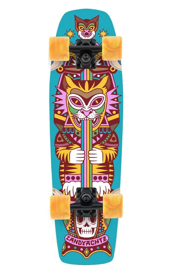 Landyachtz Cruiser Skateboard Complete Dinghy Coffin Kitty 28.5