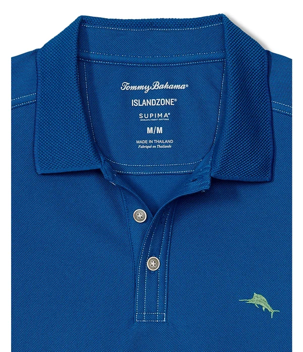Tommy Bahama Big Tall IslandZone Emfielder 2.0 Short-Sleeve Polo Shirt, Mens, LT, Dark Purple