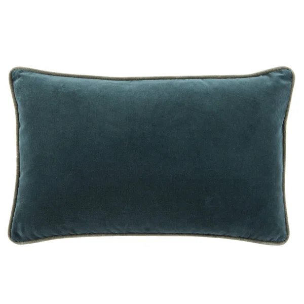 Jaipur Living Lyla Emerson Teal Pillow - Teal, 13x22 x 21x22, Polyester