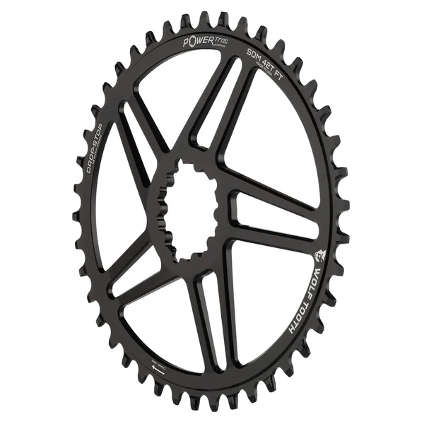 Wolf Tooth Components Drop-Stop Elliptical Chainring: 34T for SRAM GXP Direct Mount