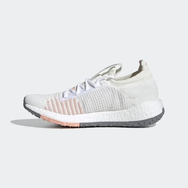 Adidas Pulseboost HD Running Shoes - White/Glow Pink/Orchid Tint - FU7