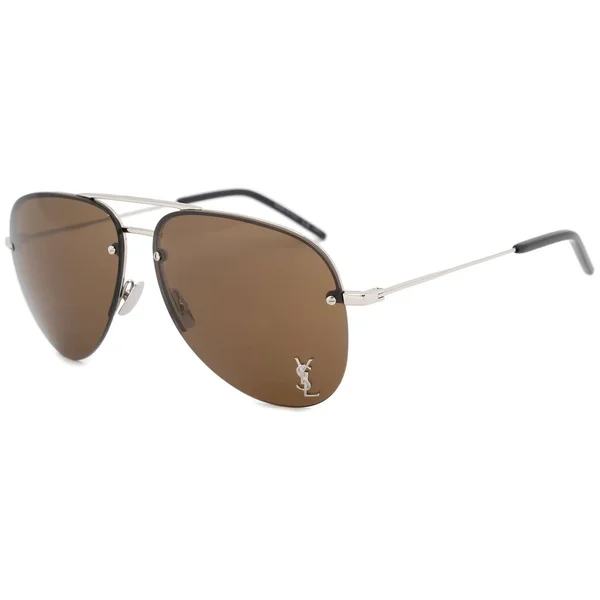 Sunglasses Saint Laurent Classic 11 M- 002 Silver, Brown