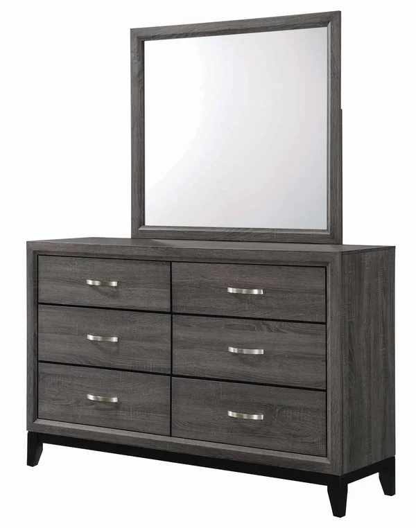 Coaster Watson Grey Oak Mirror 212424