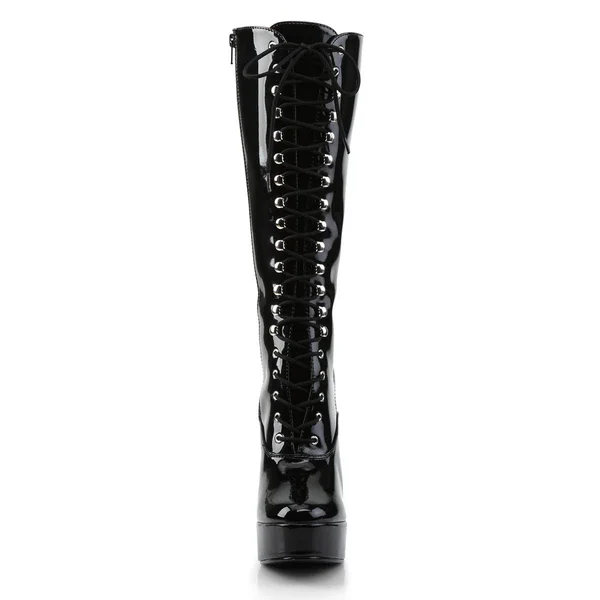 Pleaser - Electra-2020 10, Black Patent