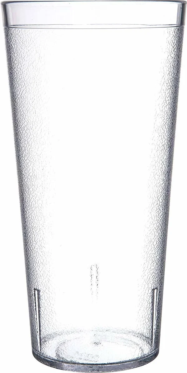 Carlisle 522407 Stackable Shatter-Resistant Plastic Tumbler - 24 oz, Clear Case O