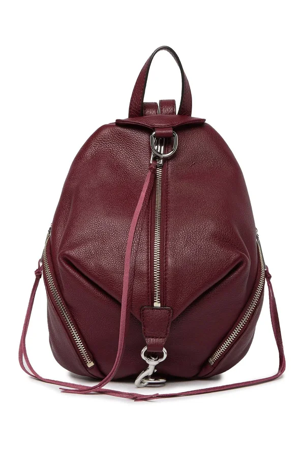Rebecca Minkoff Medium Julian Backpack Bordeaux One Size