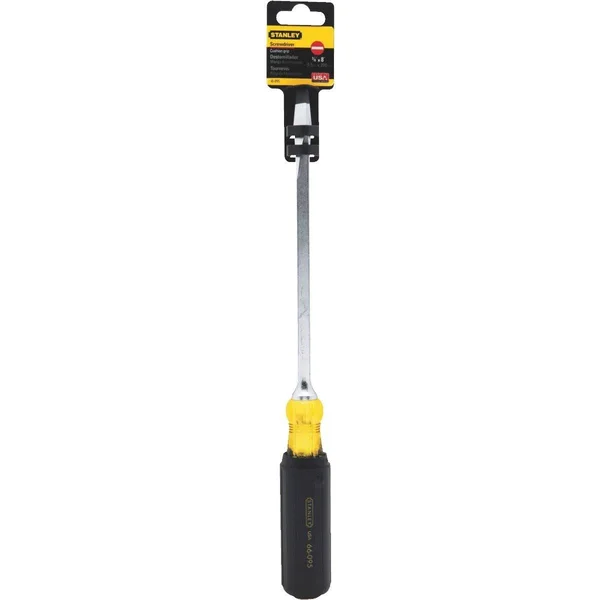 Stanley Vinyl Grip Slotted Screwdriver - 66-095