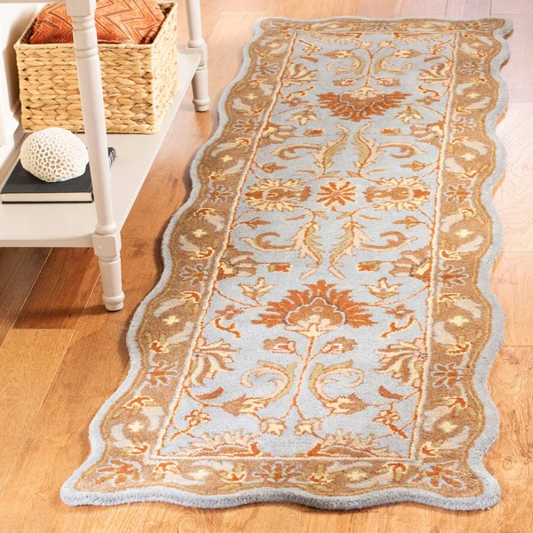 Safavieh Heritage HG822A Blue, Beige Rug 2&3x22 x 8& Runner